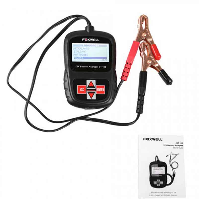 Foxwell BT100 tartozékok