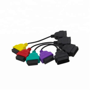 FiatEcuScan MultiEcuScan adapter 4 db kábel Motor, ABS, Légzsák, Szervókormány