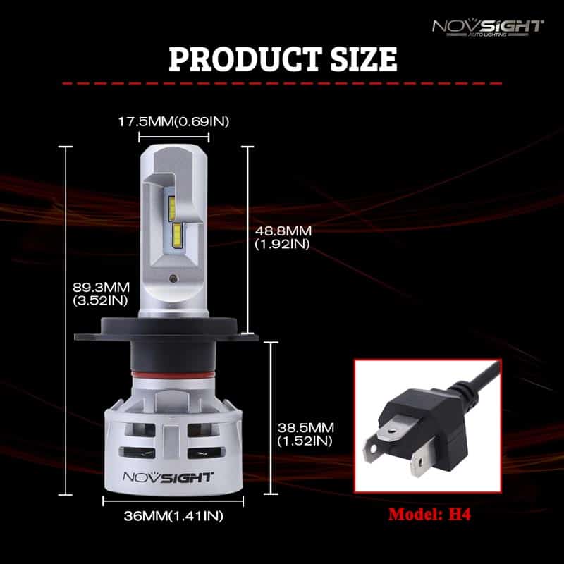 Novsight N9 Autó LED izzó