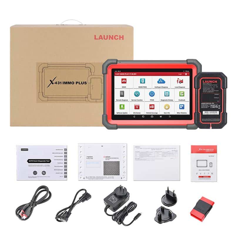 Launch X431 IMMO Plus profi diagnosztika és kulcstanító