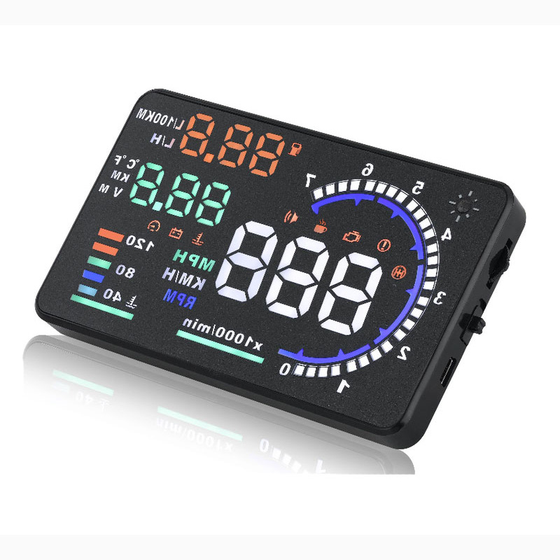 OBDII HUD A8 5.5” autós kijelző