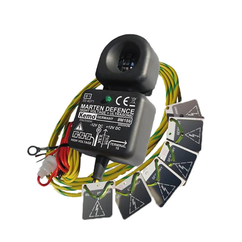 Kemo M186 ultrahangos nyestriasztó nagyfeszültségű lapokkal,12V