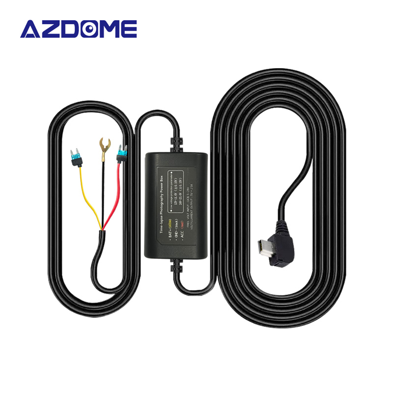 AZDOME HM03R Hardwire Kit, 24H parkolási adapter, Mini