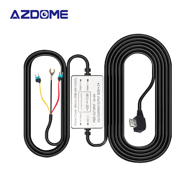 AZDOME HW03L Hardwire Kit, 24H parkolási adapter, Micro