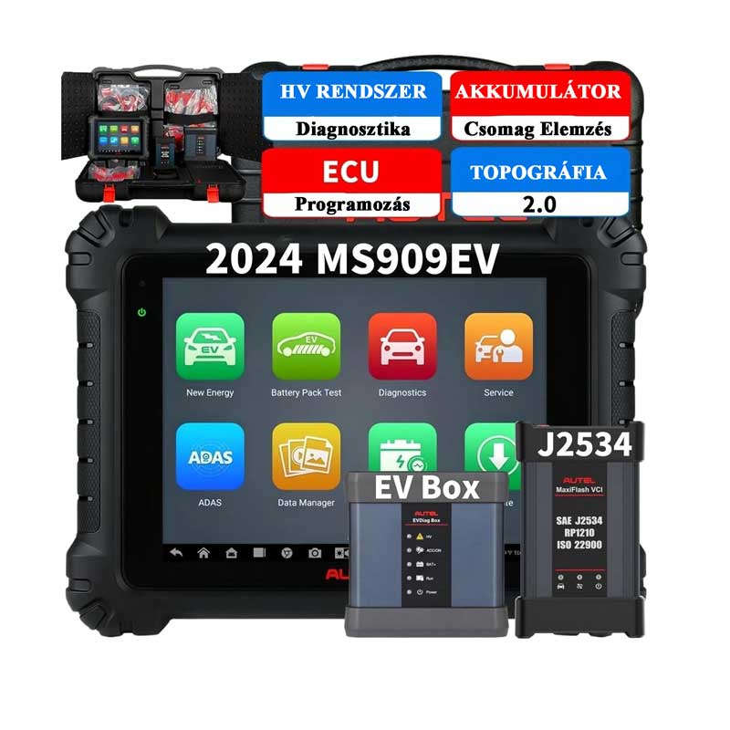 Autel MaxiSYS MS909 EV vezeték nélküli profi diagnosztika - Image 3