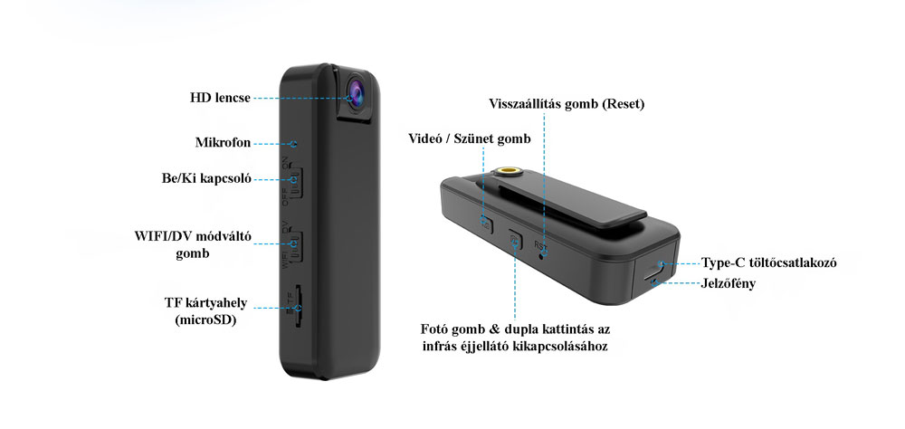 VSTARCAM CB77W hordozható mini WiFi kamera, 1080P - Image 3