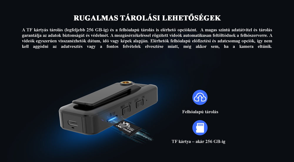 VSTARCAM CB77W hordozható mini WiFi kamera, 1080P - Image 4