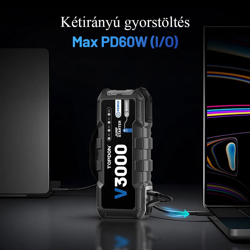 topdon v3000 autós indító