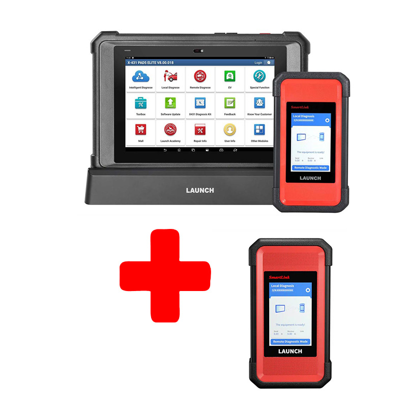 LAUNCH X431 PAD V Elite + X431 SmartLink C 2.0 autó és teherautó diagnosztikai csomag