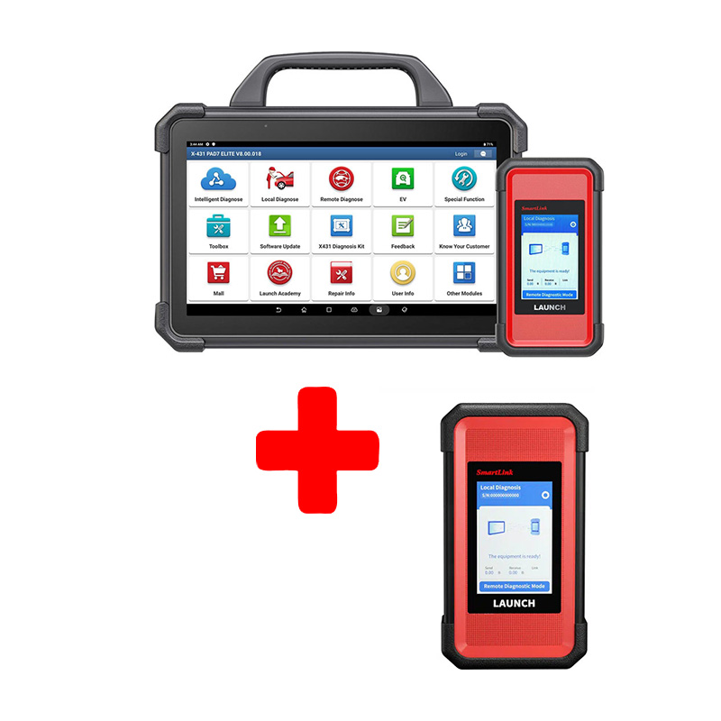 LAUNCH X431 PAD VII + X431 SmartLink C 2.0 profi autó és teherautó diagnosztikai csomag